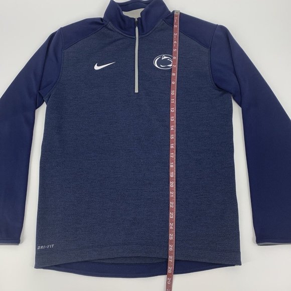 Men’s Nike‎ Penn State Nittany Lions 1/4 Zip Pullover Lightweight Jacket Blue S - Picture 7 of 10
